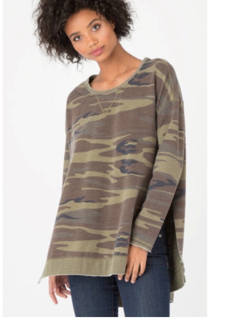 Z Supply Camo Weekender Pullover - Picture 4 of 9